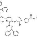 Imagen de 'Éster benzhidrilo del ácido (6R,7R)-7-{2-(5-amino-[1,2,4]tiadiazol-3-il)-2-[(Z)-tritiloximino]-acetilamino}-3-[(R)-1''-tercbutoxicarbonil-2-oxo-[1,3]bipirrolidinil-(3E)-ilidenmetil]-8-oxo-5-tia-1-azabiciclo[4.2.0]oct-2-en-2-carboxílico…'