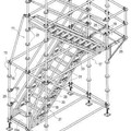 Imagen de 'Estructura de andamiaje con escalera integrada'