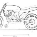 Imagen de 'Motocicleta con motor de combustión interna compacto'