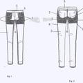 Imagen de 'Pantalón tejano que resalta las caderas y procedimiento de fabricación'