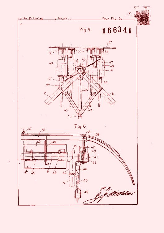 Un mecanismo para la maniobra de los pantografos o paralelogramos articulados de toma de corriente, para locomotoras electricas y otras aplicaciones.