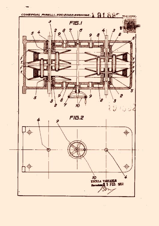 Perfeccionamientos en el objeto de la patente principal número 170768 por: Perfeccionamientos en los mecanismos transmisores de movimiento con variación de velocidad.