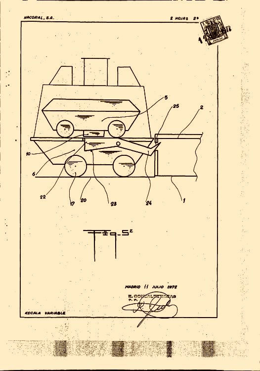 DISPOSITIVO TRANSBORDADOR DE JUGUETE.