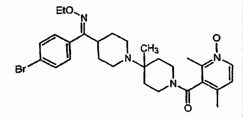 SINTESIS DE 4-((Z)-(4-BROMOFENIL)(ETOXIIMONO)METIL)-1'-((2 ,4-DIMETIL-1-OXIDO-3-PIRIDINIL) CARBONIL)-4'-METIL-1 ,4-BIPIPERIDINA.