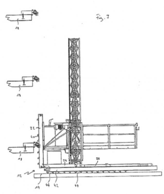 Ilustración 2 de la Galería de ilustraciones de PLATAFORMA ELEVADORA Y PROCEDIMIENTO PARA EL MONTAJE DE UNA PLATAFORMA ELEVADORA