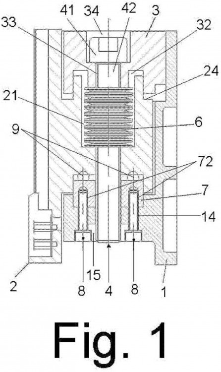 Ilustración 6 de la Galería de ilustraciones de Articulación con pre-tara, para giro controlado y multiposicionable entre los elementos del soporte portador de los espejos retrovisores en autocares y similares