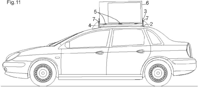 Ilustración 7 de la Galería de ilustraciones de Soporte de televisores para vehículos automóviles