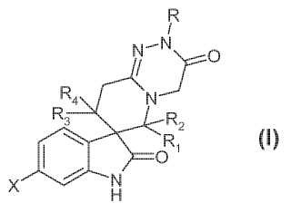 Derivados de espiroindolinona como inhibidores de MDM2-p53.