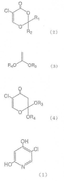 Procedimiento para la producción de 5-cloro-2,4-dihidroxipiridina.