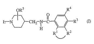4-(Aminometil)piperidinbenzamidas sustituidas con aminosulfonilo como antagonistas de 5HT4.
