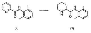 Proceso para producir ácido 2-pipecólico-2'',6''-xilidida útil como un producto intermedio para la preparación de anestésicos locales.