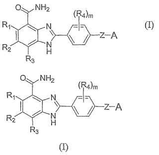 Las 1H-benzimidazol-4-carboxamidas sustituidas con fenilo en la posición 2 son potentes inhibidores de PARP.