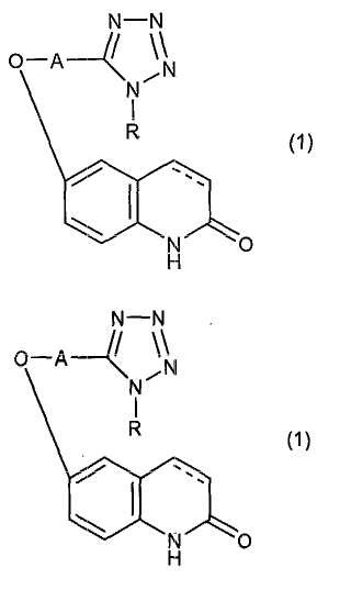 Combinación de fármacos que contiene Probucol y un derivado de tetrazolilalcoxi-dihidrocarbostirilo con efectos inhibidores del superóxido.