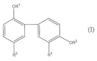 Compuestos antiplaca de 2,4''-dihidroxifenilo 3'',5-disustituidos y composición dentífrica.