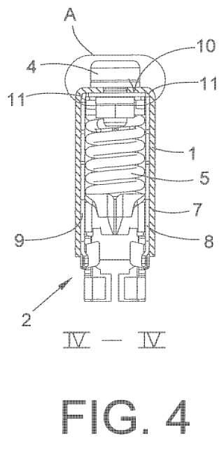 Brazo de soporte y de carga de cilindro superior para una unidad de estiramiento.