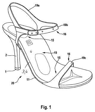 Sistema de zapato, preferiblemente para la fabricación de un zapato completo con un tacón que termina en una tapa de tacón, así como zapato fabricado en este modo, en particular zapato de señora.
