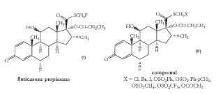 Procedimiento para la preparación de S-fluorometil-6,9-difluoro-11-hidroxi-16-metil-17-propioniloxi-3-oxo-androsta-1,4-dieno-17-carbotioato e intermedios.