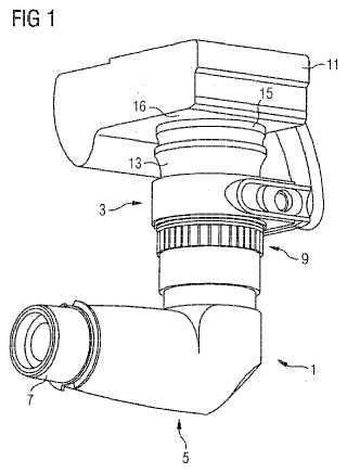 Adaptador de cámara con montura para cámara y adaptador óptico.