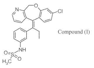 (E)-N-{3-(8-Cloro-11H-10-oxa-1-aza-dibenzo[a,d]ciclohepten-5-iliden)-propil]-fenil}-metanosulfonamida como modulador del receptor glucocorticoide y procedimientos de uso.