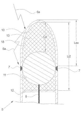 Sistema de protección contra rayos para una pala de rotor de turbina eólica y procedimiento para la fabricación de una pala de este tipo.
