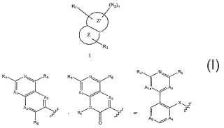Compuestos de heteroarilo bicíclicos que contienen nitrógeno para el tratamiento de enfermedades mediadas por proteína cinasa raf.