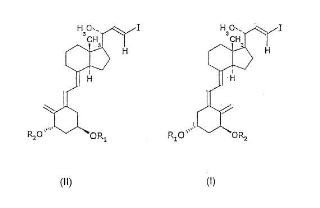 'Procedimiento para isomerizar c-22 iodovinilderivados por fotoisomerización'.