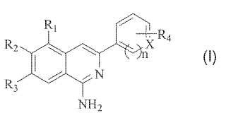 Derivados de 3-arilisoquinolinamina sustituida en la posición 5, 6 o 7 como agentes antitumorales.
