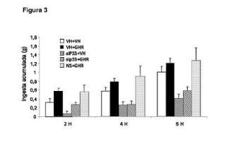 Uso de inhibidores de p53 para reducir la ingesta y para reducir el peso corporal.