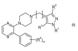 2-[4-(Pirazol-4-ilalquil)piperazin-1-il]-3-fenil pirazinas y piridinas y 3-[4-(pirazol-4-ilalquil)piperazin-1-il]-2-fenil piridinas como antagonistas del receptor de 5-HT7.