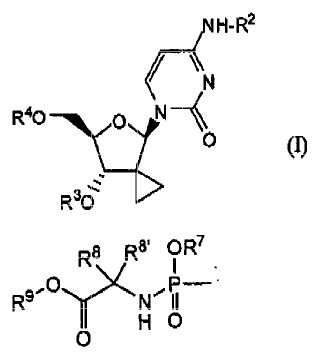 Agentes inhibidores de la ciclopropil polimerasa.