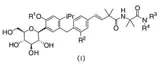 Compuestos de 4-isopropilfenil glucitol como inhibidores de SGLT1.
