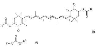 Formulación de derivados de astaxantina y su aplicación.