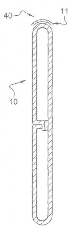 Procedimiento de soldadura con aplicación de flujo de soldadura sobre un lado de un canto de un tubo plano para un intercambiador de calor.