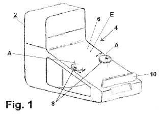 Dispositivo de apoyo de plancha así como dispositivo de planchado con tal dispositivo de apoyo de plancha.