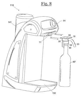 Dispositivo para preservar y servir, por copas, vino u otro líquido que pueda resultar afectado por la presencia de oxígeno, desde una botella.