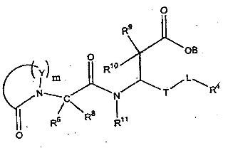 Derivados del ácido propanoico que inhiben la unión de las integrinas a sus receptores.