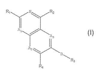 Compuestos bicíclicos que contienen nitrógeno de arilo y su uso como inhibidores de cinasas.