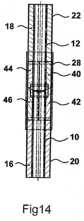 Procedimiento para la configuración de una conexión entre dos tubos así como conexión de tubos.
