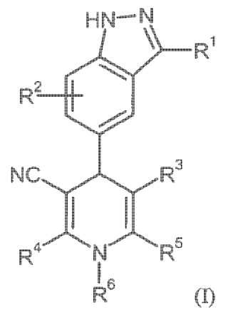 4-(Indazolil)-1,4-dihidropiridinas sustituidas y procedimientos de uso de las mismas.