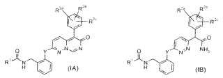 Derivados de pirimidopiridazina útiles como inhibidores de p38 MAPK.