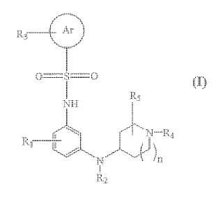 Compuestos de amina de arilsulfonamida y su uso como ligandos de 5-HT6.