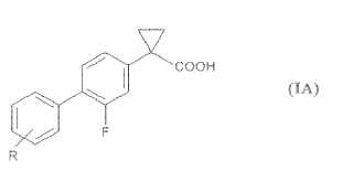Procesos para la preparación de derivados del ácido 1-(2-halobifenil-4-il)-ciclopropanocarboxílico.
