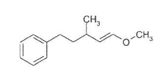 [(4E, 4Z)-5-metoxi-3-metil-4-pentenil]-benceno y su uso en composiciones de perfume.