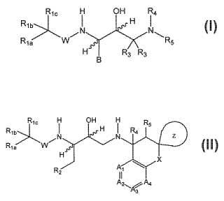 Compuestos de hidroxietilamina sustituidos como moduladores de beta-secretasa y métodos de uso.