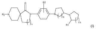 Piperidina espiro pirrolidinona y piperidinonas sustituidas usadas como moduladores de H3.