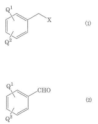 Procedimiento para la producción de un compuesto de benzaldehído.