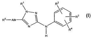 1,2,4-Triazoles trisustituidos como moduladores de receptores nicotínicos de acetilcolina.