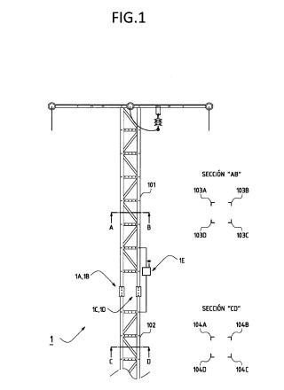 Dispositivo y procedimiento de aislamiento de torres de tendidos aéreos.