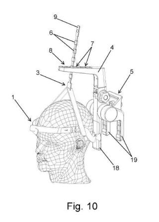 Dispositivo de sujeción de la cabeza.