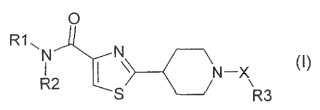 Derivados de nip-tiazol como inhibidores de la 11-beta-hidroxiesteroide deshidrogenasa.